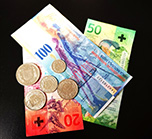 1,000スイスフラン札のイメージ画像