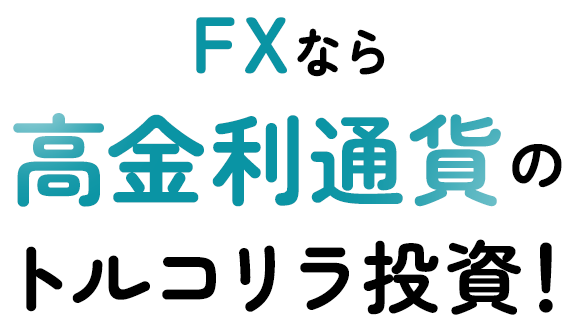 FXなら高金利通貨のトルコリラ投資！